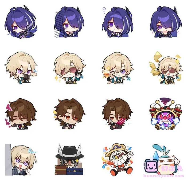 [表情包]崩坏：星穹铁道 line表情包vol.11-15[80P]