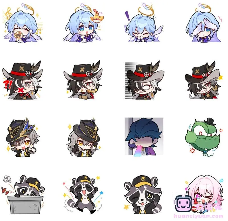 [表情包]崩坏：星穹铁道 line表情包vol.11-15[80P]