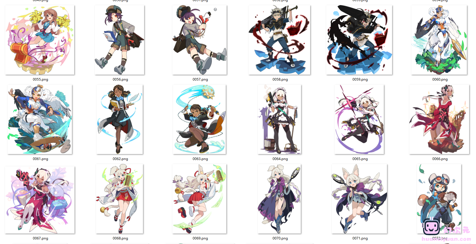 [立绘图包]World Flipper(弹射世界) 立绘[935P]