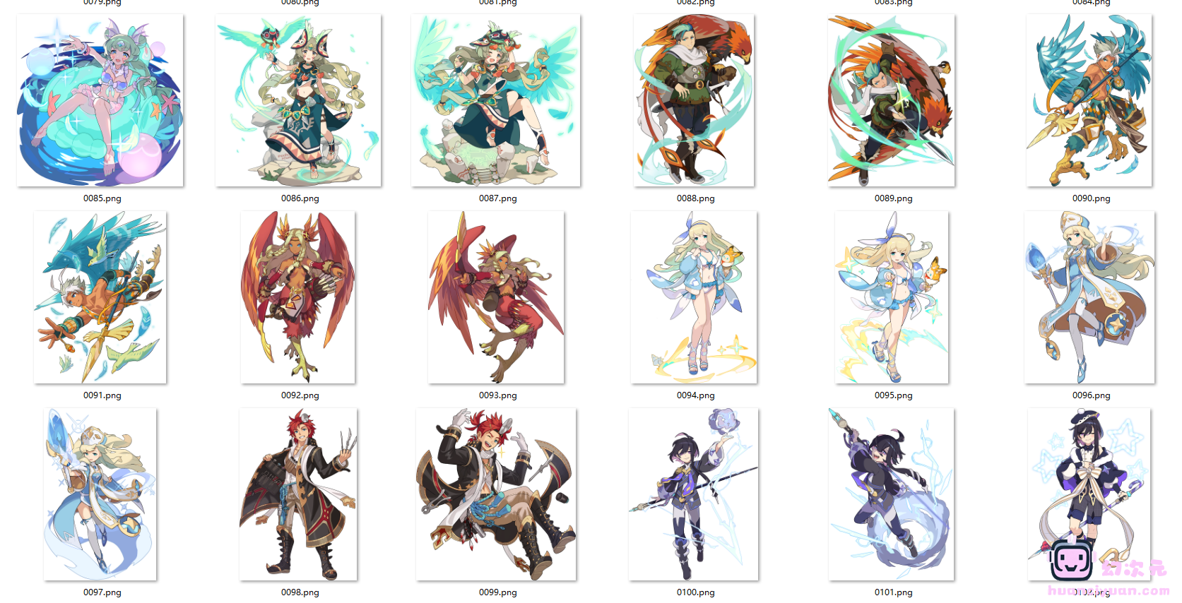 [立绘图包]World Flipper(弹射世界) 立绘[935P]