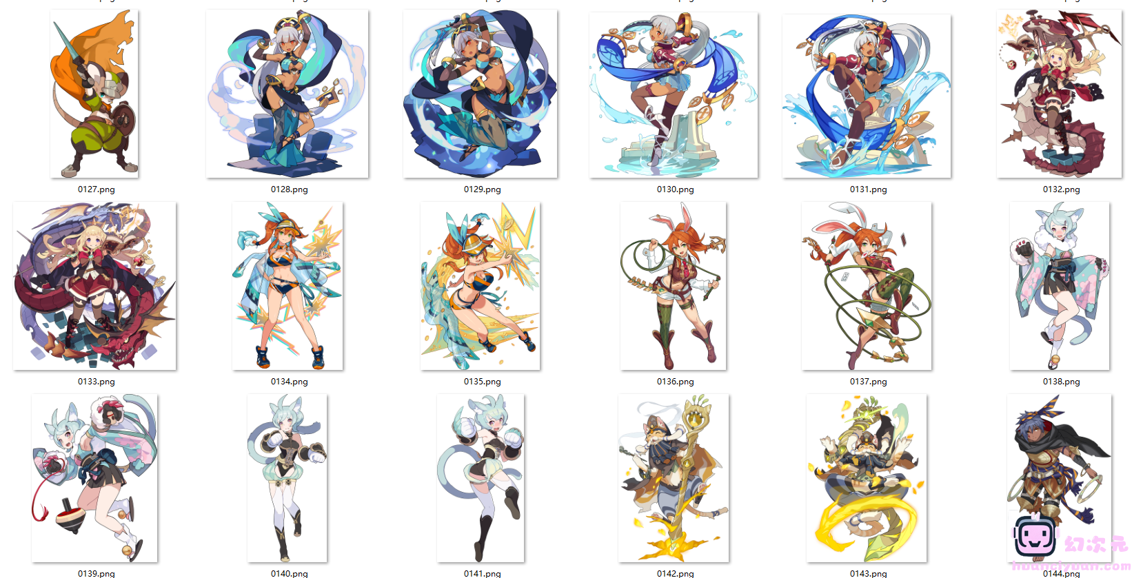 [立绘图包]World Flipper(弹射世界) 立绘[935P]