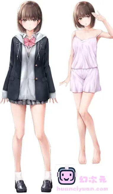 [立绘图包][葉月玉兎 桐沢さき]制服カノジョ[9545P]