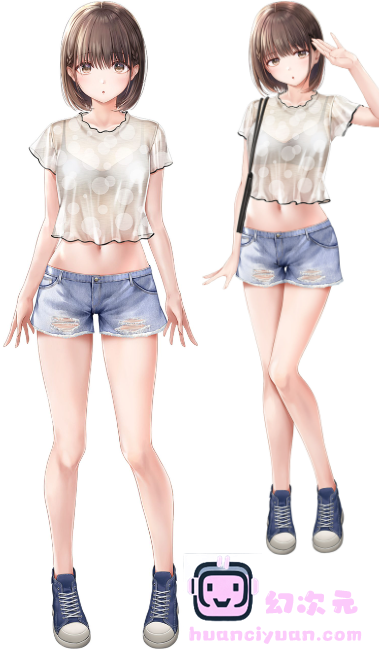 [立绘图包][葉月玉兎 桐沢さき]制服カノジョ[9545P]