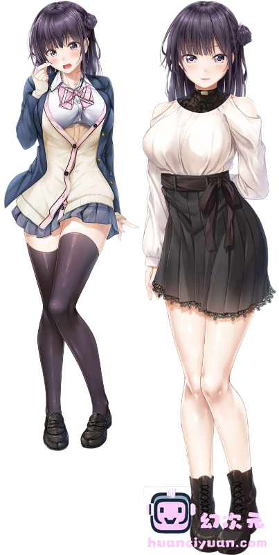 [立绘图包][葉月玉兎 桐沢さき]制服カノジョ[9545P]