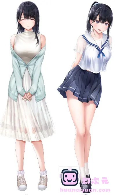 [立绘图包][葉月玉兎 桐沢さき]制服カノジョ[9545P]