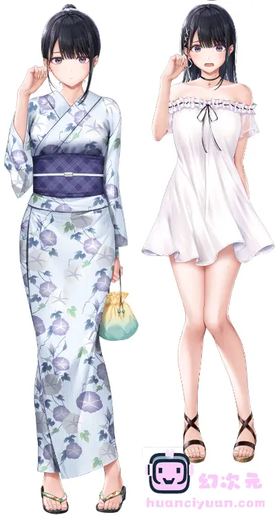 [立绘图包][葉月玉兎 桐沢さき]制服カノジョ[9545P]