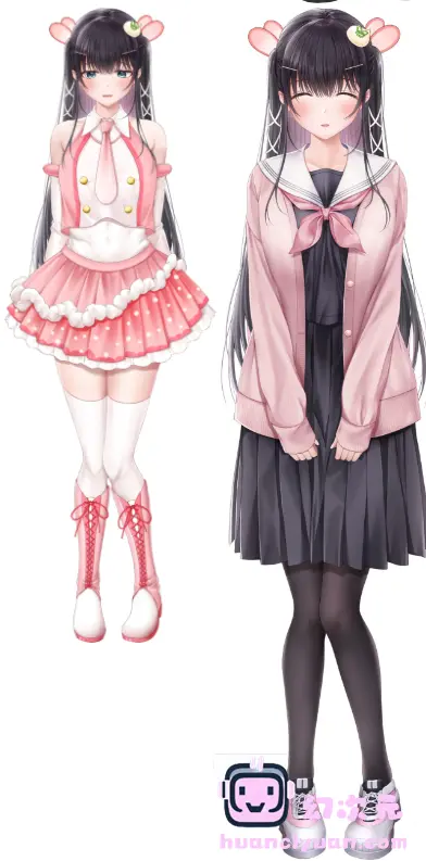 [立绘图包][葉月玉兎 桐沢さき]制服カノジョ[9545P]