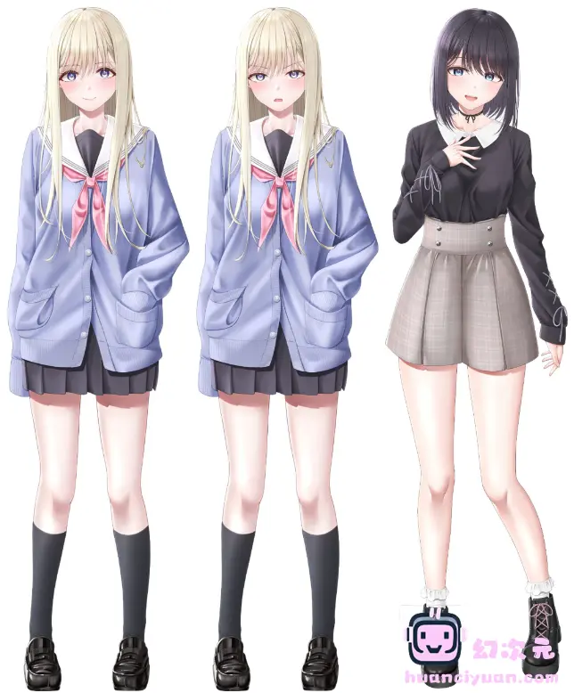 [立绘图包][葉月玉兎 桐沢さき]制服カノジョ まよいごエンゲージ[561P]