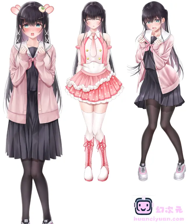 [立绘图包][葉月玉兎 桐沢さき]制服カノジョ まよいごエンゲージ[561P]