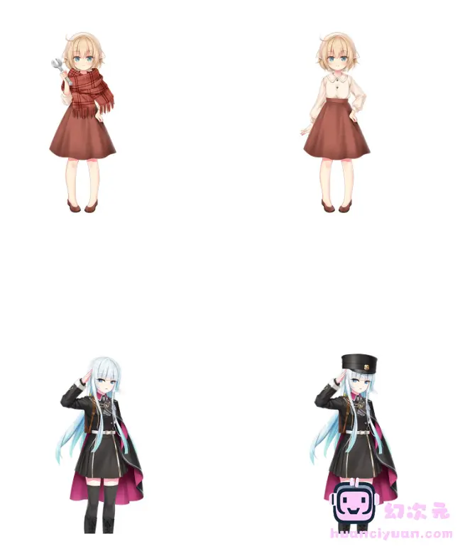 [立绘包][Na-Ga 藤ちょこ(藤原) まろやか]プリマドール 冬空花火/雪華文様[45P]