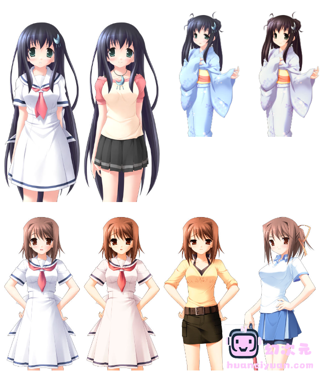 [立绘包][カントク(Kantoku)、兼清みわ]アメサラサ～雨と、不思议な君に、恋をする～[420P]