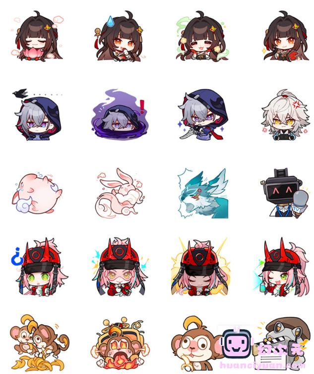 [表情包]崩坏：星穹铁道 line表情包vol.16-21[96P]