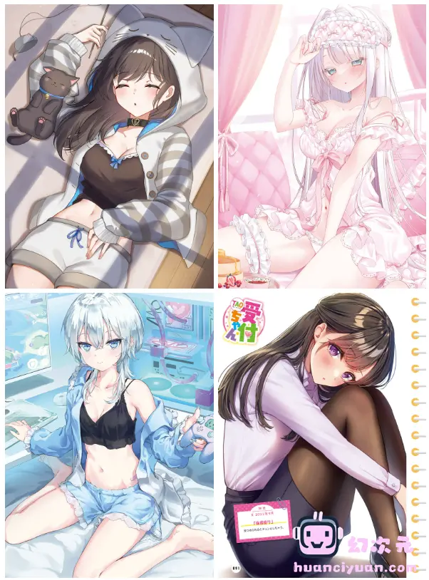 [画集]电击萌王 2025年02月插图精选[68P]