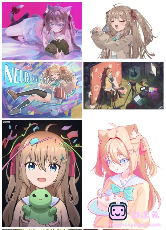 Neuro-sama/Evil Neuro 图片CG包[515P]