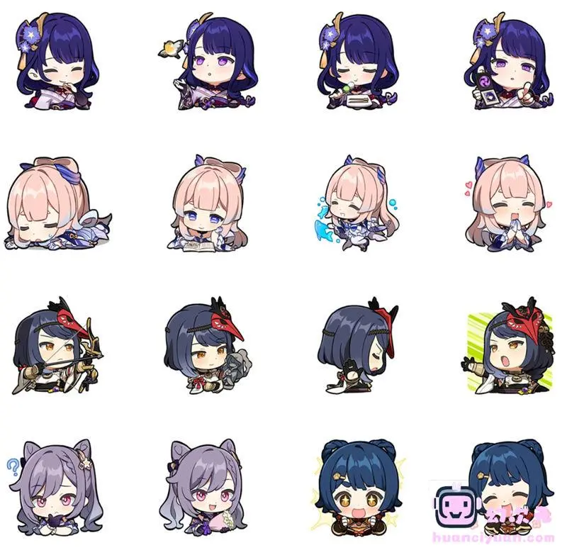 [表情包]原神 系列Line表情包Vol.06-10[80P]