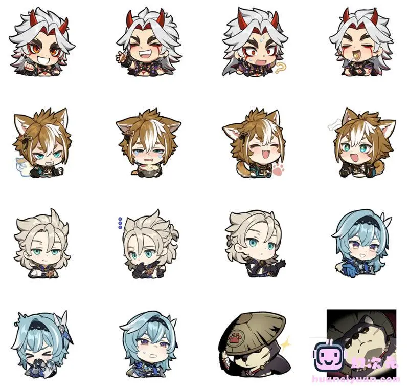 [表情包]原神 系列Line表情包Vol.11-15[80P]