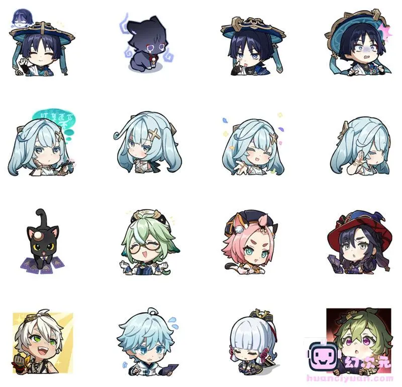 [表情包]原神 系列Line表情包Vol.16-20[80P]