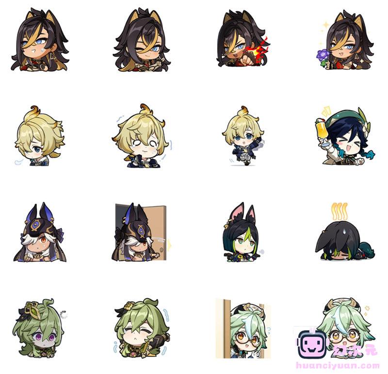 [表情包]原神 系列Line表情包Vol.21-25[80P]