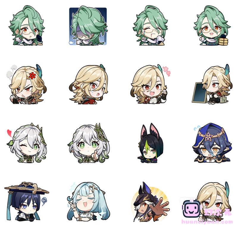 [表情包]原神 系列Line表情包Vol.21-25[80P]