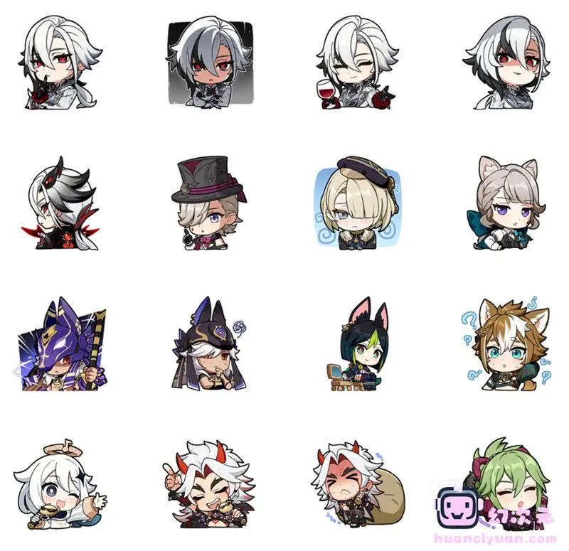 [表情包]原神 系列Line表情包Vol.31-38[128P]