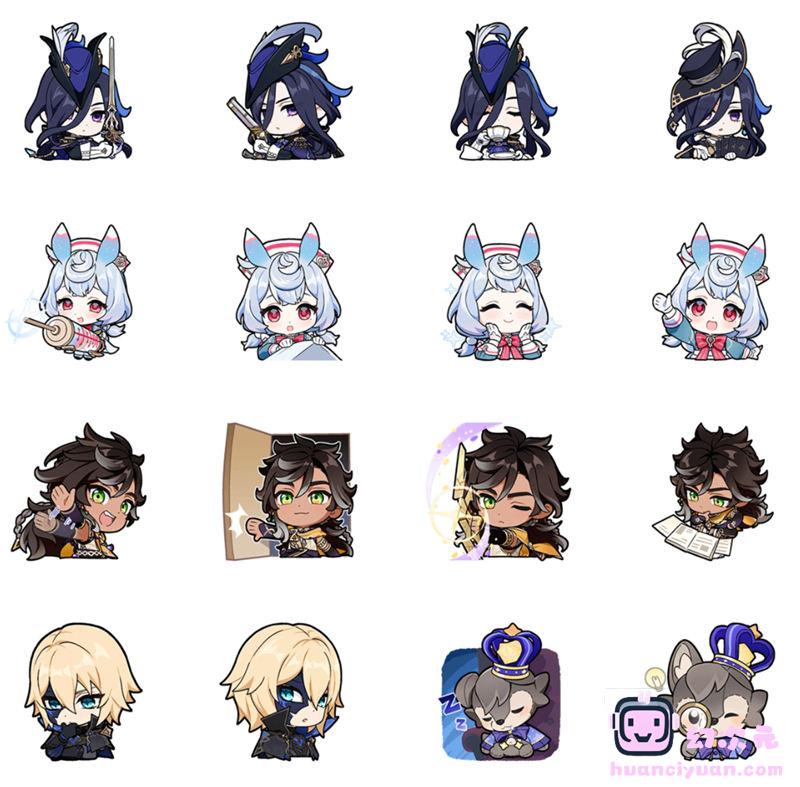 [表情包]原神 系列Line表情包Vol.31-38[128P]