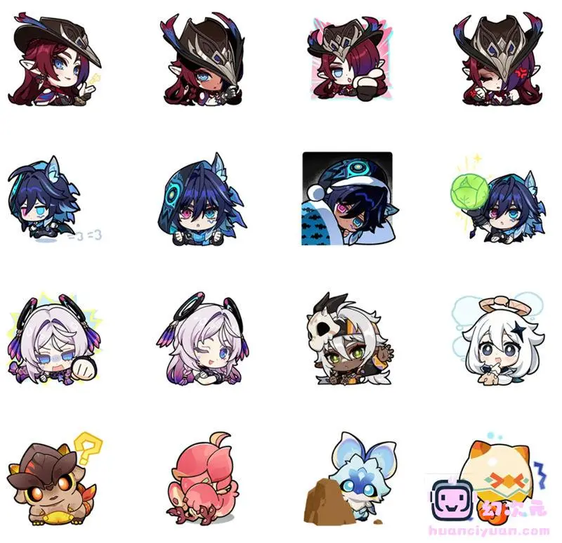 [表情包]原神 系列Line表情包Vol.31-38[128P]