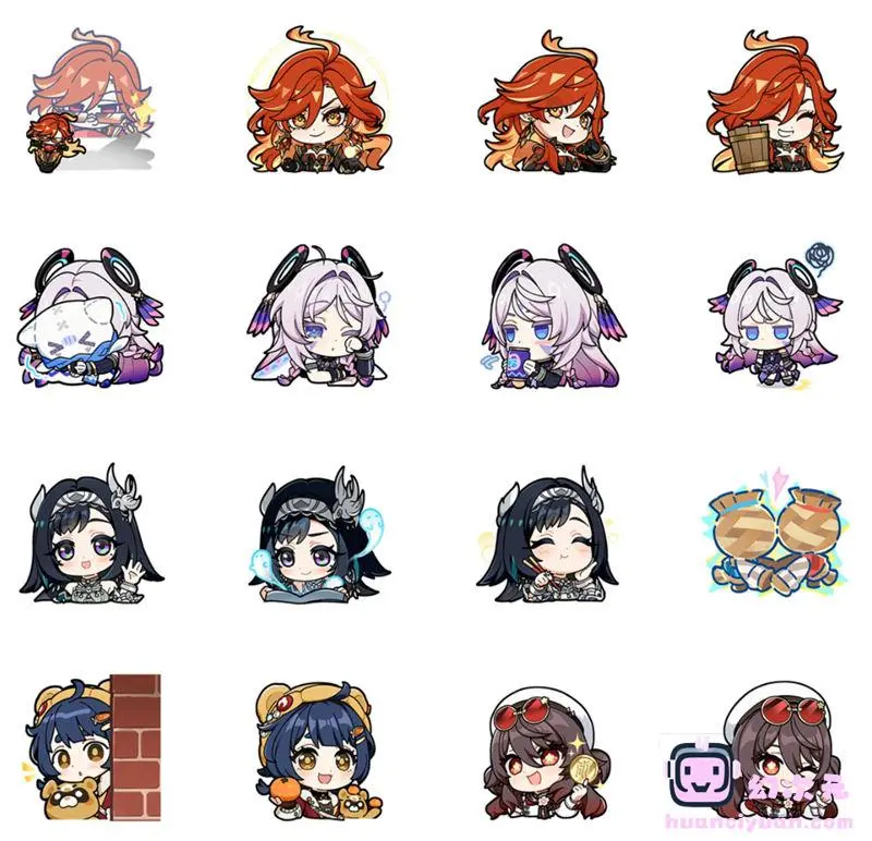 [表情包]原神 系列Line表情包Vol.31-38[128P]
