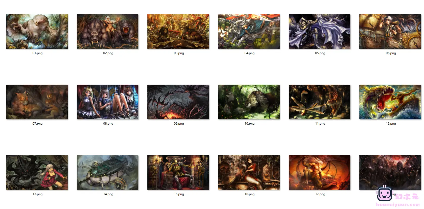 [画集]Dragon's Crown Unlockable Artworks 壁纸包2K+4K[57P]