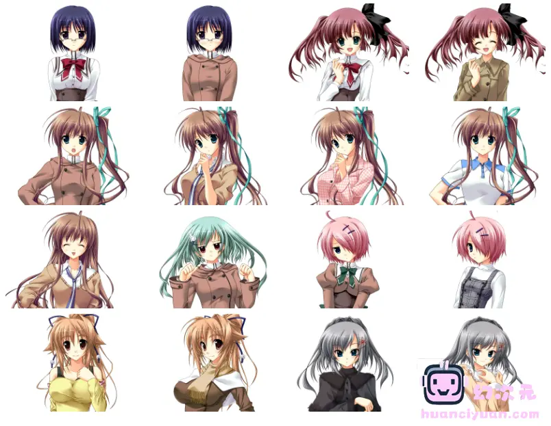 [立绘图包][和泉つばす 涼香 なちゅらるとん]あかね色に染まる坂[2314P]