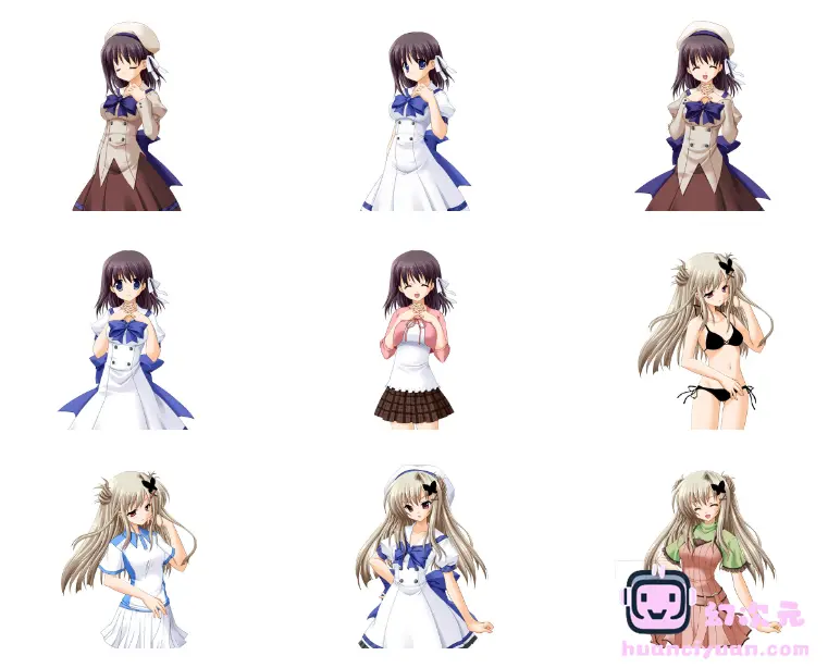 [立绘图包][涼香 和泉つばす]青空の見える丘[549P]