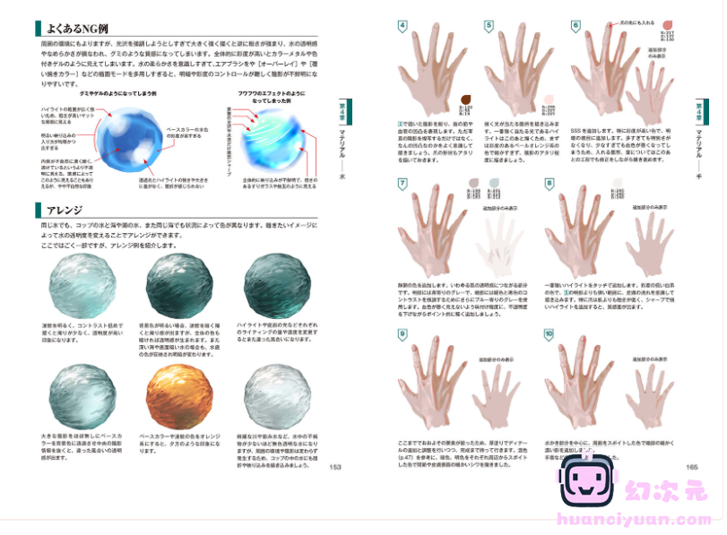 [漫画教程][日文]与插画相融合的质感秘诀 附带特典[195P]