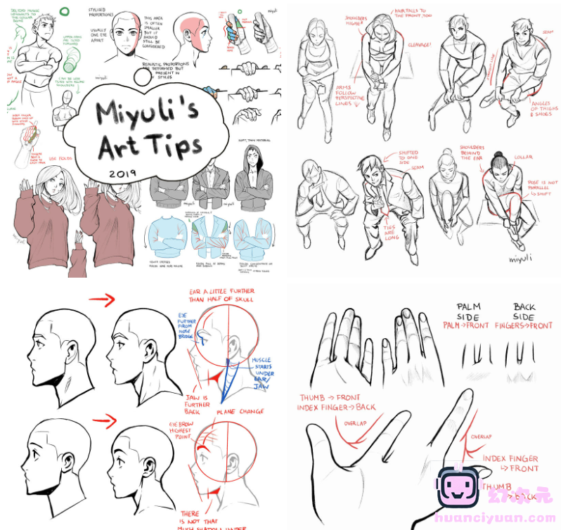 [漫画教程][Miyuli]Miyuli‘s Art Tips 2018-2019[119P]