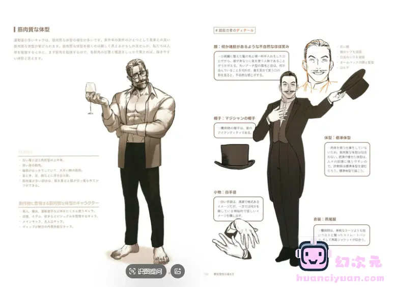 [漫画教程][日文]男性反派角色的画法[246P]