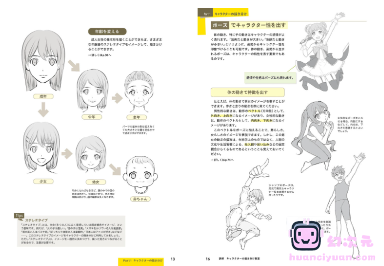 [漫画教程][日文]详解角色绘画的课程[114P]