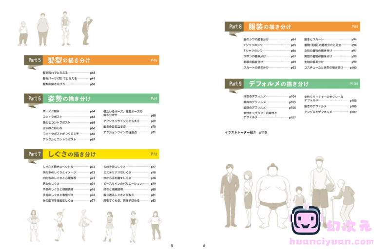 [漫画教程][日文]详解角色绘画的课程[114P]