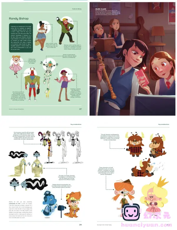[漫画教程][英文]角色设计基础：如何为插图、动画和视觉开发创建引人入胜的角色[314P]