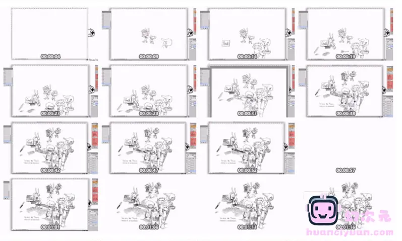 [漫画手绘视频]松村上久郎 油管作画视频[41小时/226段]