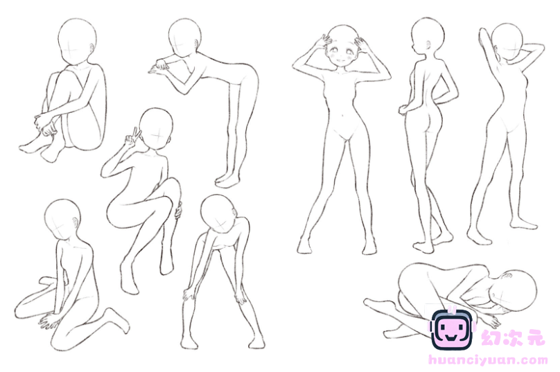 [图例]川口イッサ 人体姿势素材 vol01-36[263P]