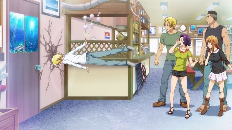 动画《碧蓝之海》第二季公开关键视觉图，泳装元素丰富。