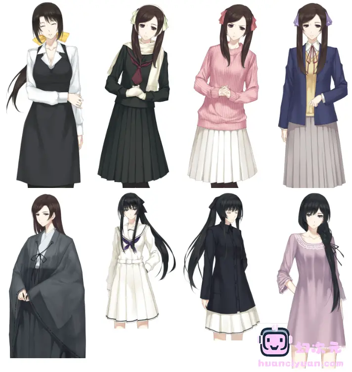 [立绘图包][杉菜水姫]虚ノ少女 HD[1277P]