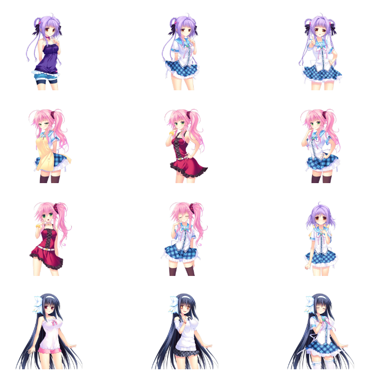 [立绘图包][羽鳥ぴよこ 熊虎たつみ カズナリせ]恋する姉妹の六重奏[1220P]