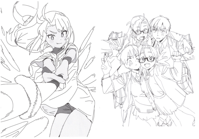 [线稿集][momo29 (今村亮)]原画集3册[355P]