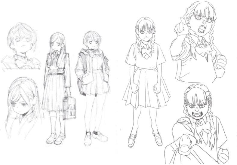 [线稿集][momo29 (今村亮)]原画集3册[355P]