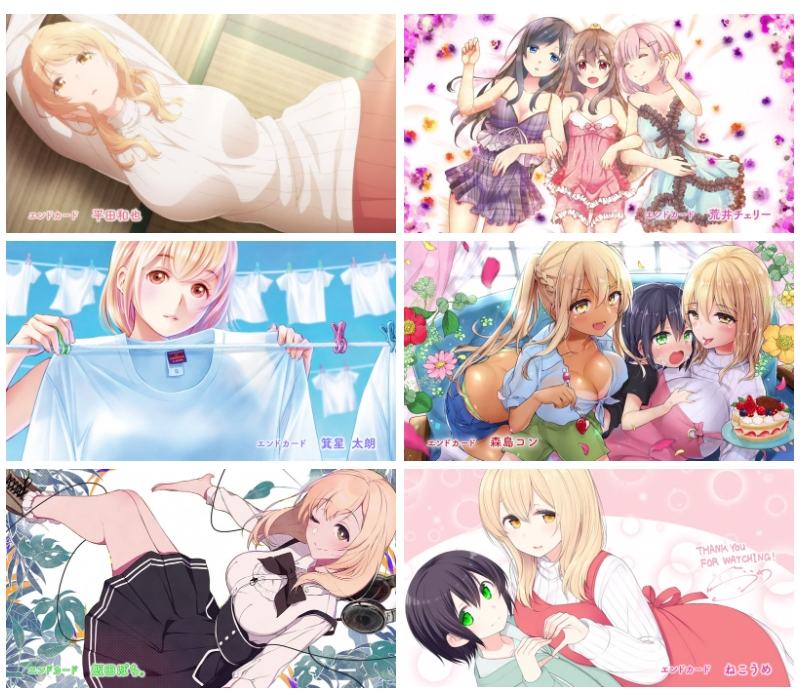 [画集]春原庄的管理人 EndCard[12P]