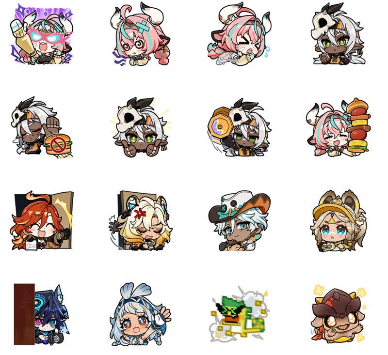 [表情包]原神 系列Line表情包Vol.39-41[48P]