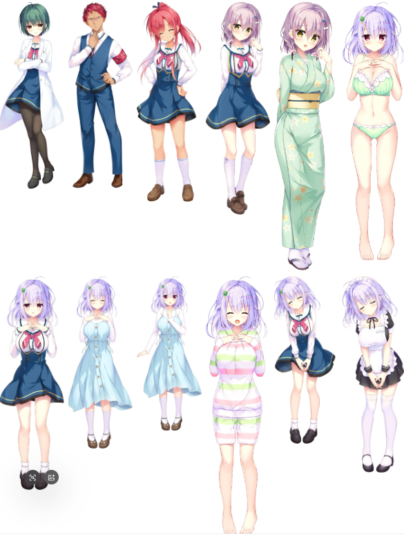 [立绘图包][柚子奈ひよ]天选庶民的真命之选[6427P]