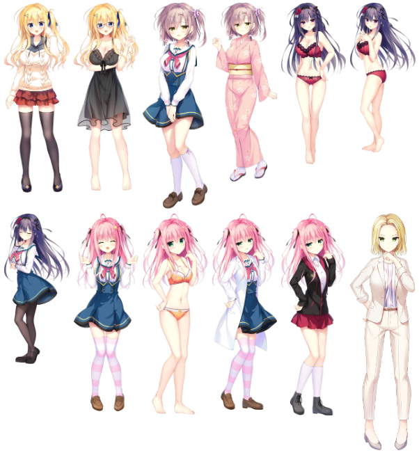 [立绘图包][柚子奈ひよ]天选庶民的真命之选[6427P]