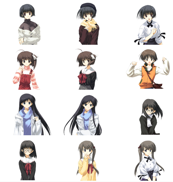 [立绘图包][なかむらたけし みつみ美里]天使のいない12月(天使不在的12月)[193P]