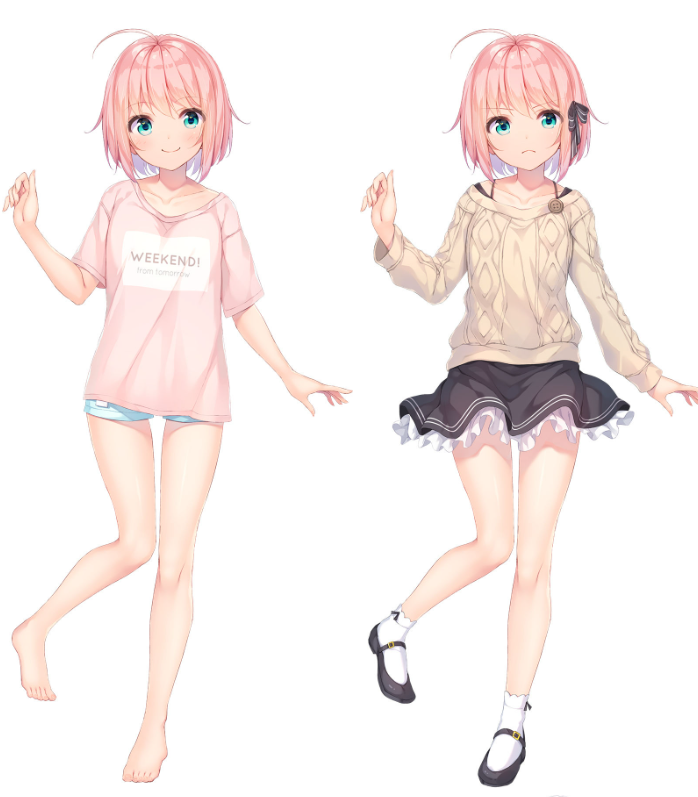 [立绘图包][にじはしそら]電子O女が現れた! コマンド!?天降虚拟偶像[1208P]