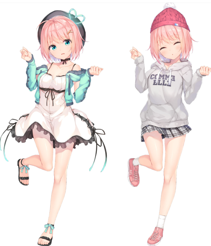 [立绘图包][にじはしそら]電子O女が現れた! コマンド!?天降虚拟偶像[1208P]